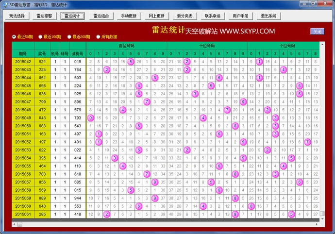 3D雷达报警软件