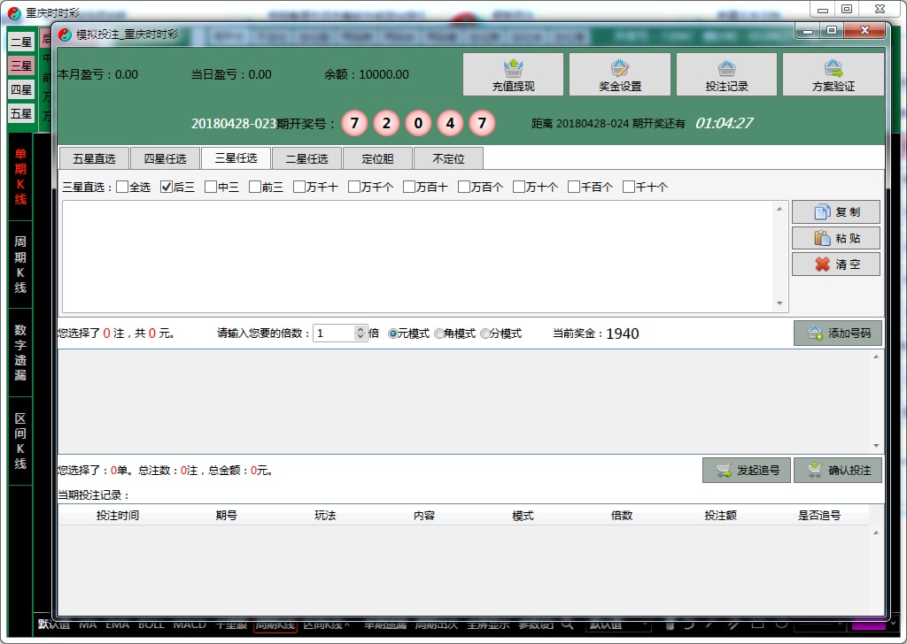 顺势而为K线统计趋势分析软件