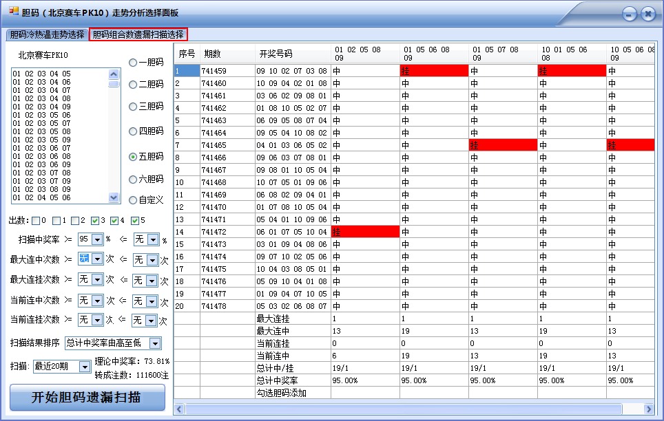 PK10前六缩水软件(旗舰版)