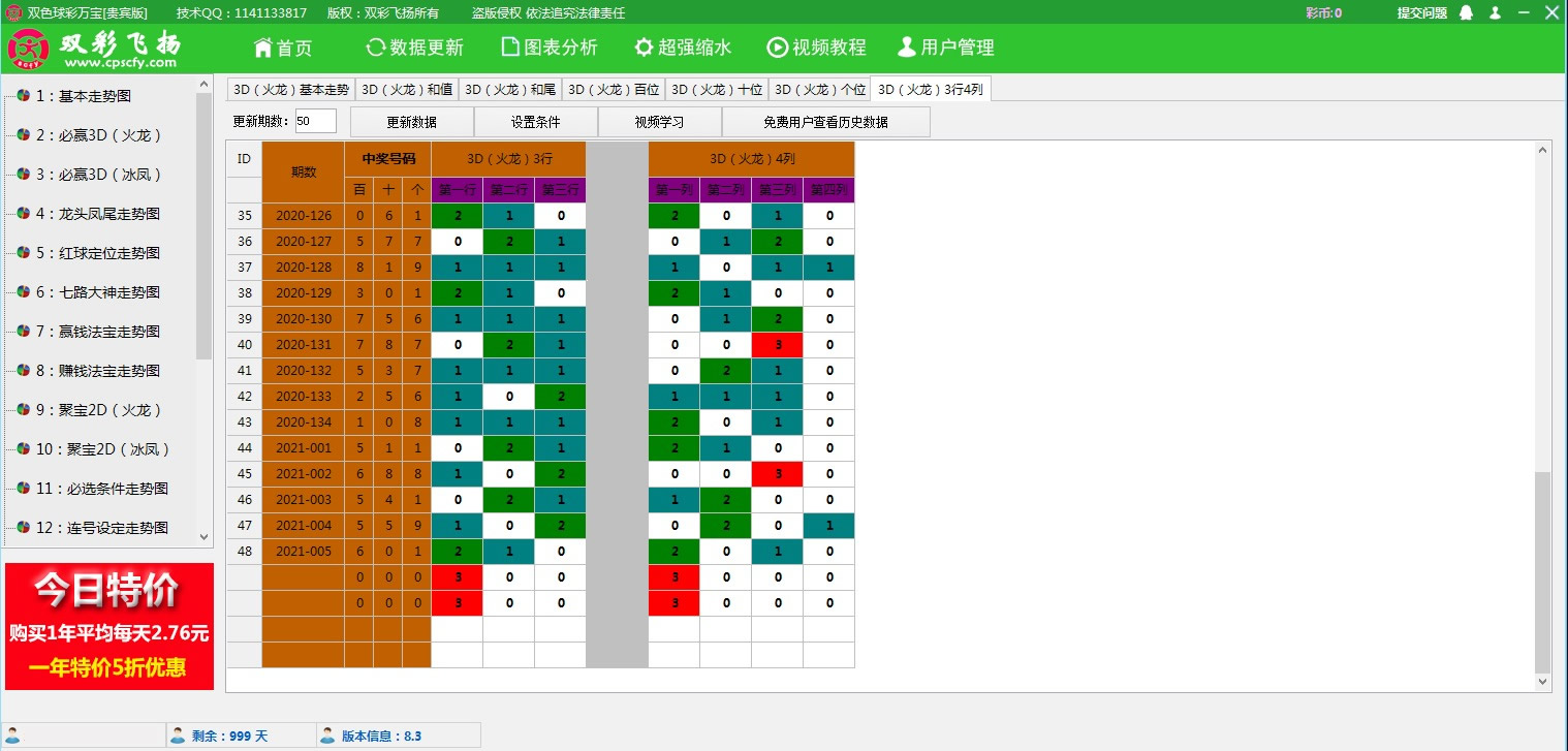 【双彩飞扬】双色球彩万宝软件贵宾版